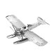 3D ocelová skládačka letadla Hansa Brandenburg W29