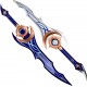 AF Celokovové dýky "MOONSHADOW DAGGERS" s plaketou - Solo Leveling: ARISE