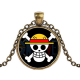One Piece Luffy kotva náhrdelník
