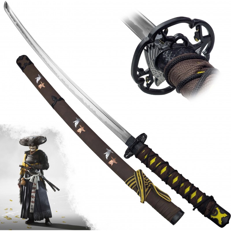 Amont Ocelová katana "HAWK'S TALON" - Ghost of Yotei