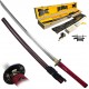 CHZ Japonská funkční katana "AKAHANA" s bohatým příslušenstvím