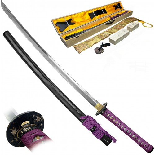 CHZ Japonská funkční katana "MAZEHANA" s bohatým příslušenstvím
