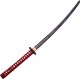 CHZ Ostrá katana "RED SUSANOO" s fialovou čepelí