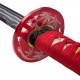 CHZ Ostrá katana "RED SUSANOO" s fialovou čepelí