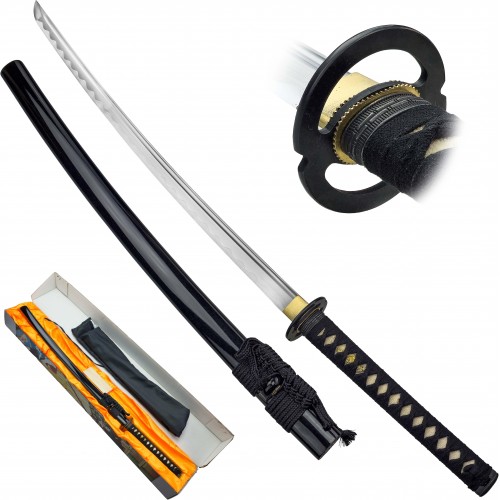 CHZ Ostrá katana "TOYOTOMI HIDEYOSHI" s kitem na údržbu