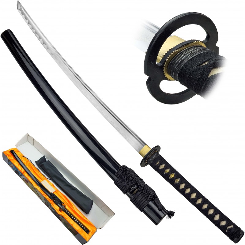 CHZ Ostrá katana "TOYOTOMI HIDEYOSHI" s kitem na údržbu