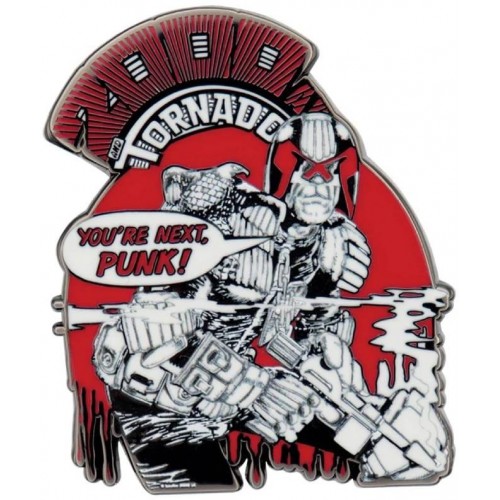 Sběratelský odznak Soudce Dredd - You’re Next Punk!