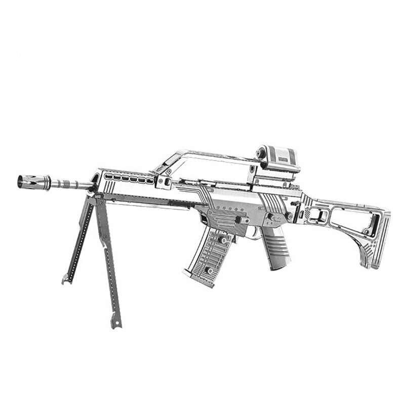 Samopal Kalašnikov AK-74 - 3D ocelová skládačka