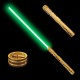 CHSV Světelný meč "FORCE SENSITIVE" vylepšené RGB - Gold