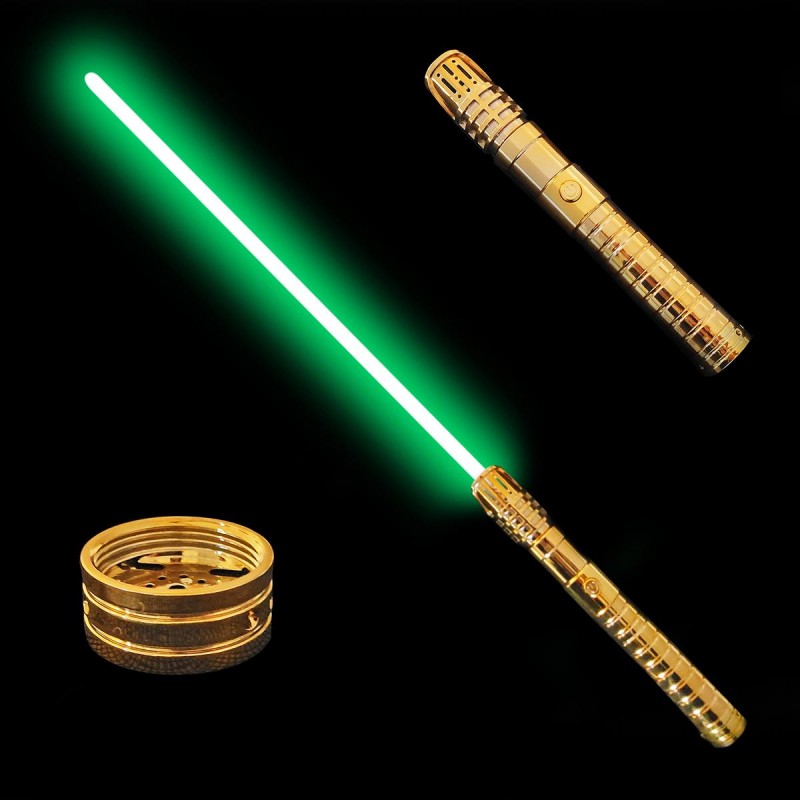 CHSV Světelný meč "FORCE SENSITIVE" vylepšené RGB - Gold