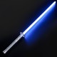 CHSV Světelný meč "SILVER JEDI SAMURAI" Xenopixel