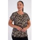 Dámské pyžamo kapri Leopard