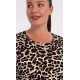Dámské pyžamo kapri Leopard