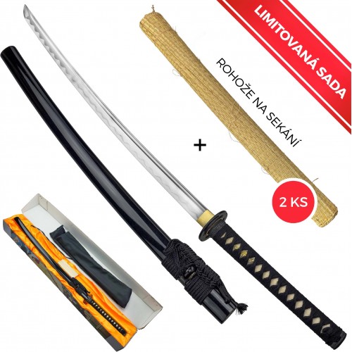 AF Limitovaná tameshigiri sada "BEGINNER SAMURAI V2" s bohatou výbavou (2 rohože ZDARMA)