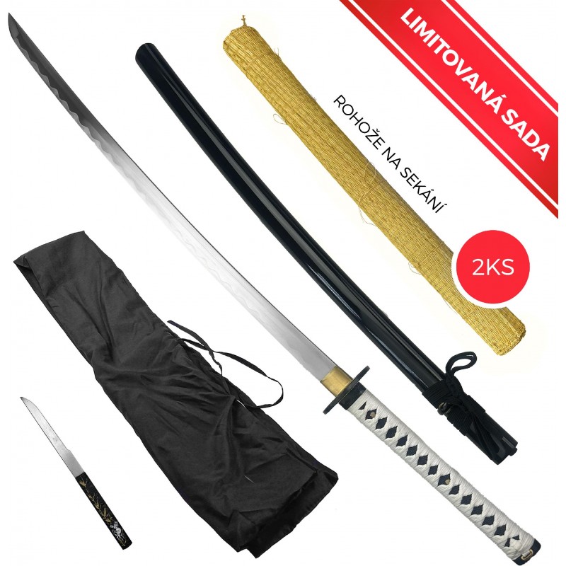 AF Limitovaná tameshigiri sada "BEGINNER SAMURAI V3" s bohatou výbavou (2 rohože ZDARMA)
