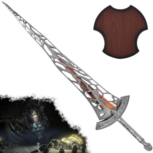 Jolly Masivní ocelový meč "WOLNIR'S HOLY SWORD" s plaketou - Dark Souls