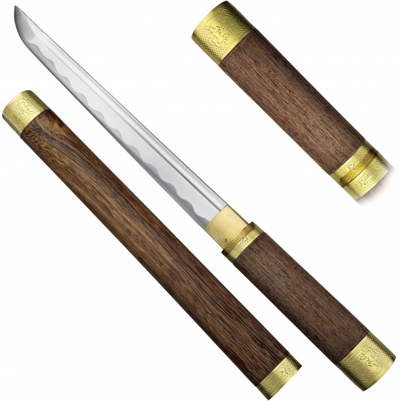 CHZ Honosné samurajské tanto "FOR HONOR" ostré