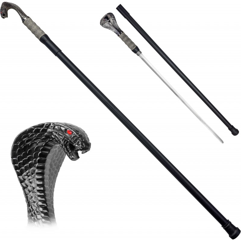 CHZ Vycházková hůl "COBRA CANE" se skrytou čepelí