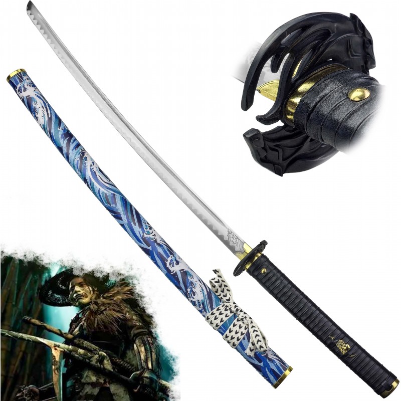 CHZ Ocelová katana "ARANAMI'S CLAW" - Ghost of Yotei