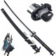CHZ Ocelová katana Miyabi "TAILESS" - Zenless Zone Zero