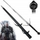 CHZ Zaklínačský střírbný meč "GRIFFIN SILVER SWORD" s pochvou - Zaklínač