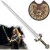 Jolly Ocelový fantasy meč "LADY EOWYN" s plaketou - Pán Prstenů