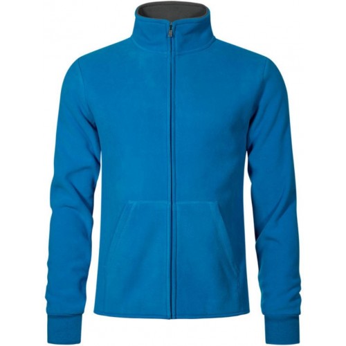 Pánská dvojitá fleece bunda P7971 - Modrá