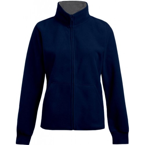 Dámská dvojitá fleece bunda P7985 - Námořní modř