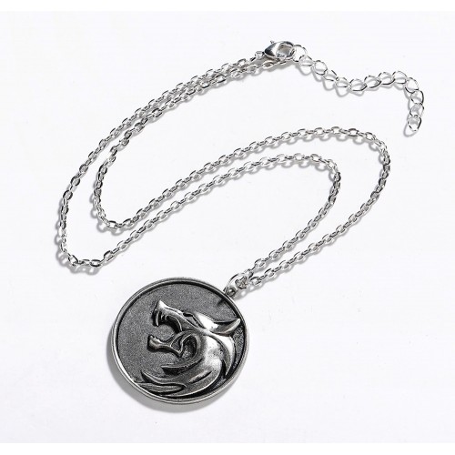 Náhrdelník Zaklínač s vlčím medailonem. Menší verze ze seriálu.