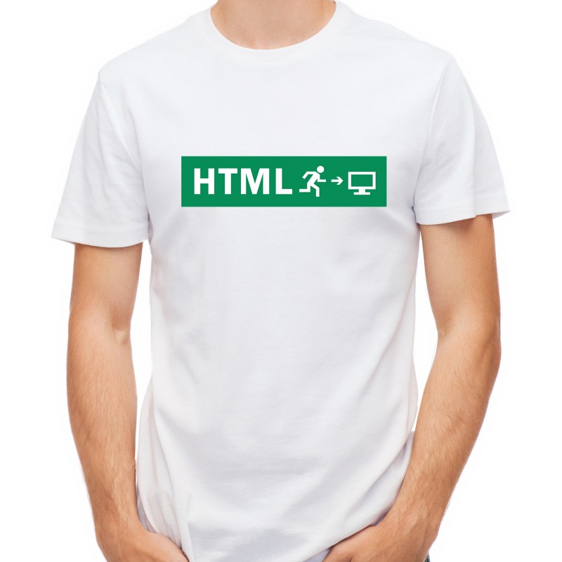 Programátorské tričko - HTML