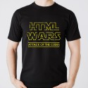 Programátorské tričko - HTML WARS