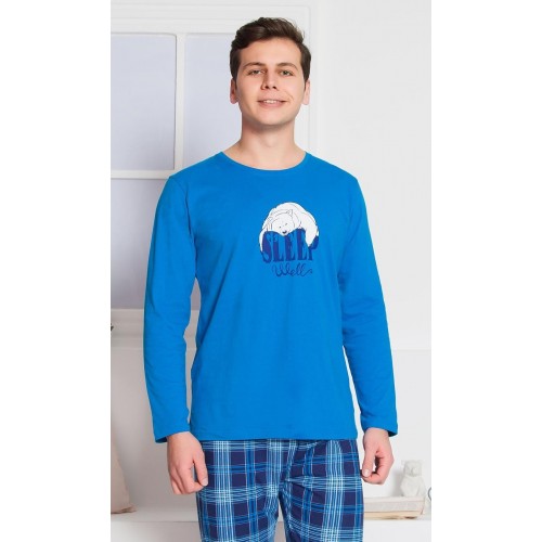 Pánské pyžamo dlouhé Sleep well