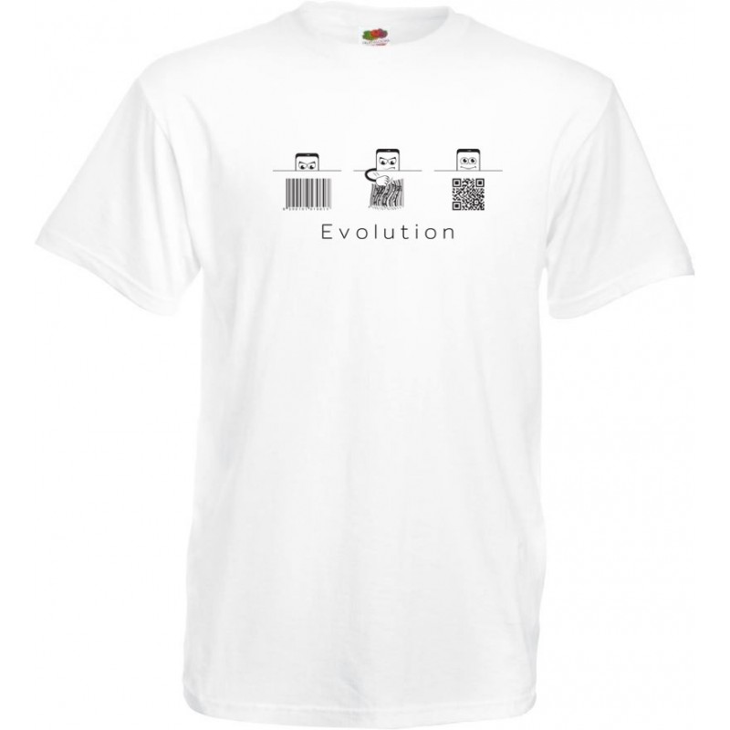 Geek tričko - QR evolution