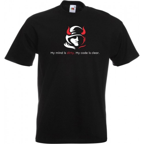 Programátorské tričko - Dirty mind