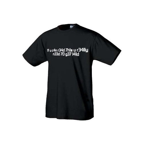 Geek tričko Crazy Text