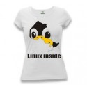 Tričko Linux Inside - dámské