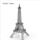 3D ocelová skládačka Eiffelova věž