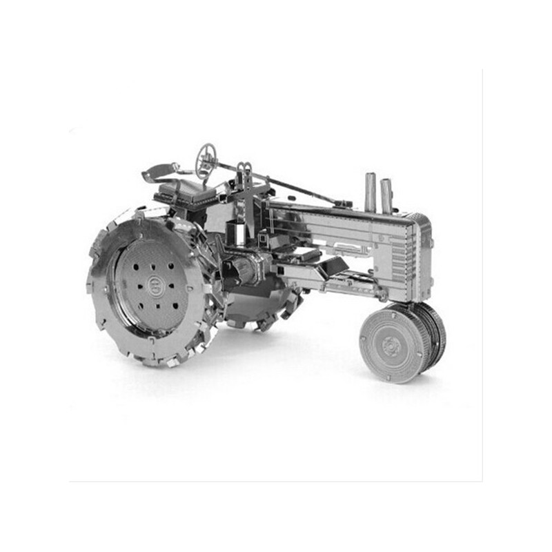 3D ocelová skládačka Traktor