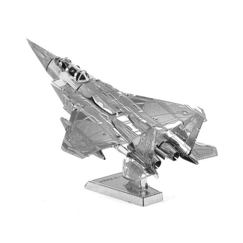 3D ocelová skládačka stíhačka F15