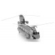 3D ocelová skládačka helikoptéry Chinook
