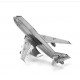 3D ocelová skládačka Boeing 747