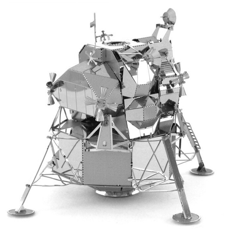 Lunární modul NASA Eagle Apollo 11- 3D ocelová skládačka