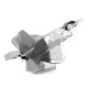 3D ocelová skládačka F-22 Raptor