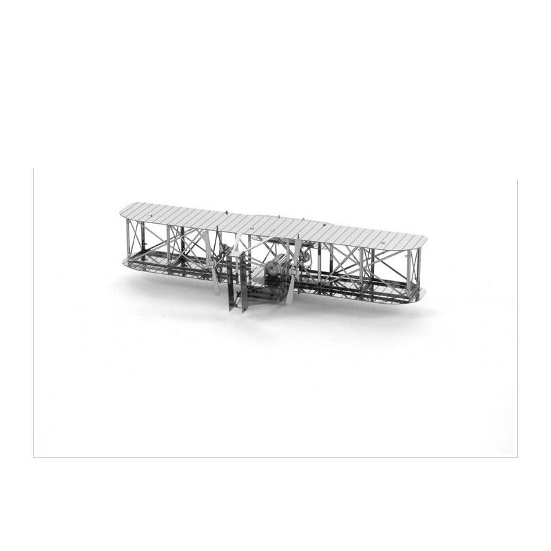 3D ocelová skládačka Letadlo bratří Wrightů