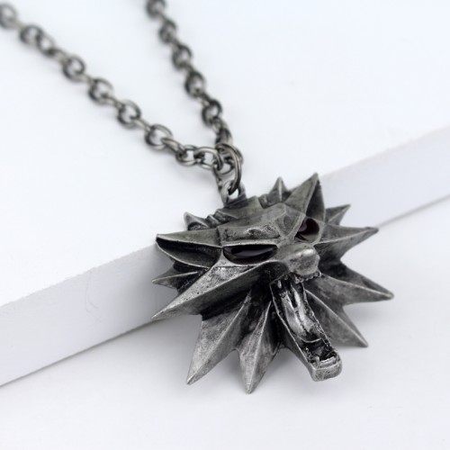 Náhrdelník Zaklínač s vlčím medailonem