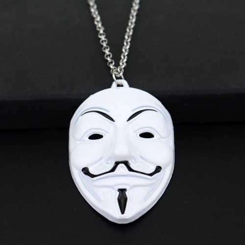 Náhrdelník V for Vendetta Anonymous Guy Fawkes - Patina