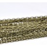 Náhradní řetízek na krk 50 cm, zapínací - Bronz
