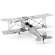 3D ocelová skládačka Letadlo de Havilland Tiger Moth