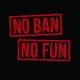 Herní tričko - NO BAN, NO FUN