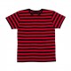 Pruhované tričko Červeno-černé - pánské